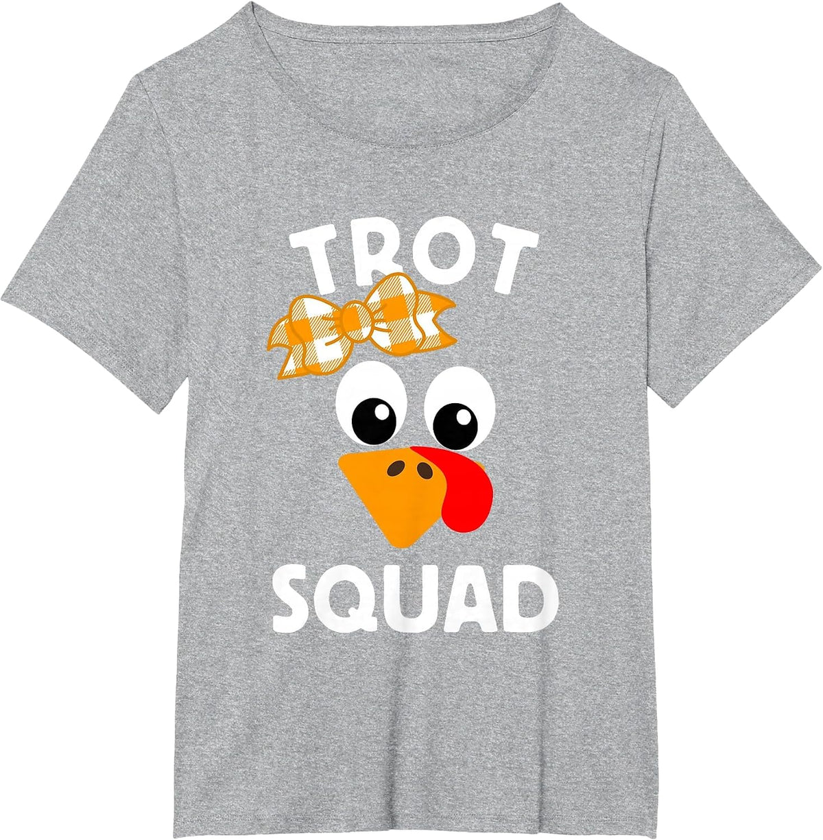 Thanksgiving Day Running Turkey Trot Squad T-Shirt - Heather Grey
