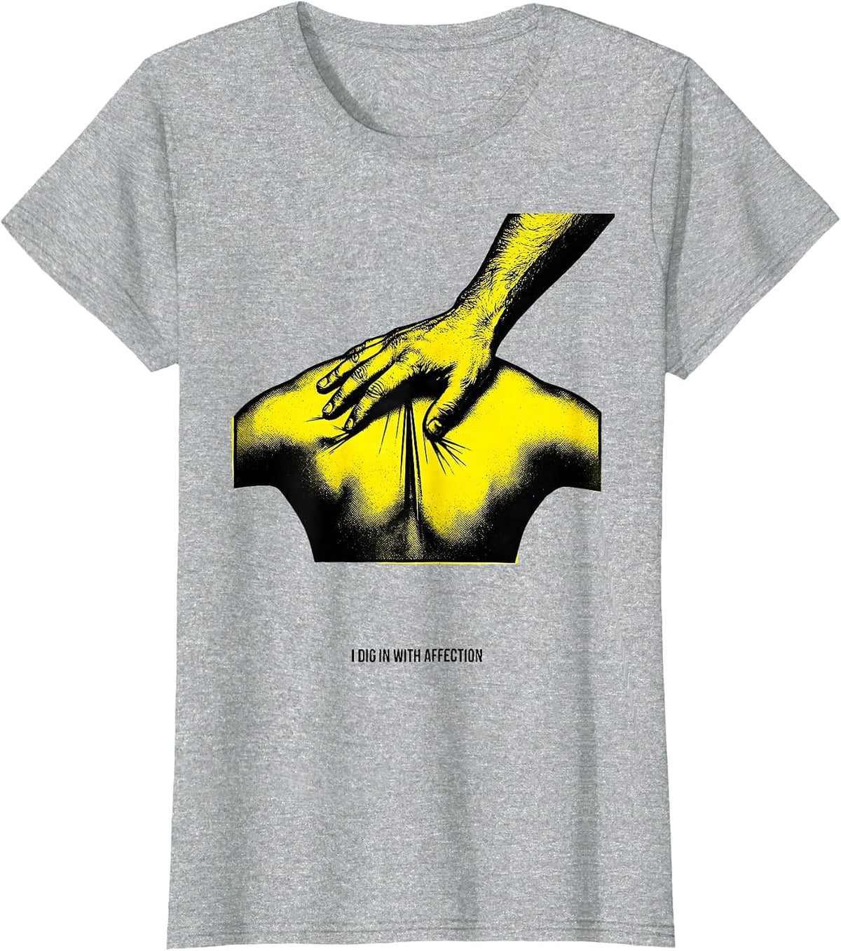 I Dig In With Affection Funny Massage Therapist Occupational T-Shirt - Heather Grey