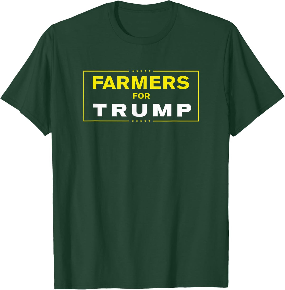Farmers for Trump 2020 T-Shirt - Dark Green