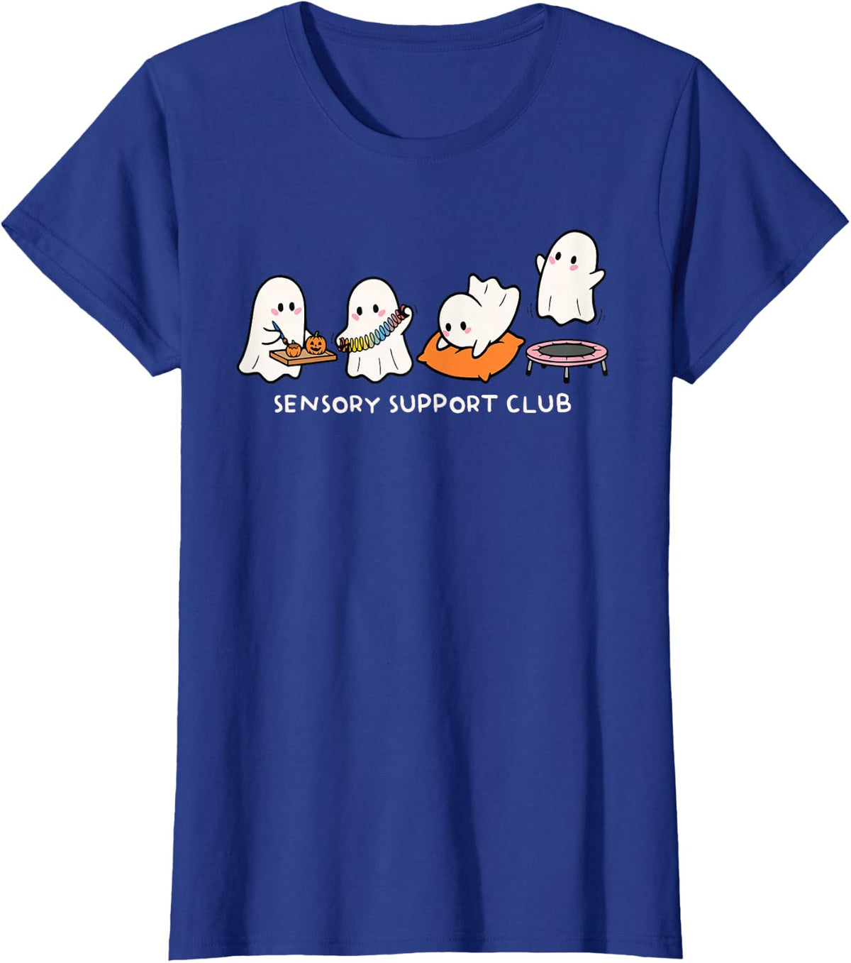 Sensory Support Club ABA Neurodiversity Behavior Therapist T-Shirt - Royal Blue