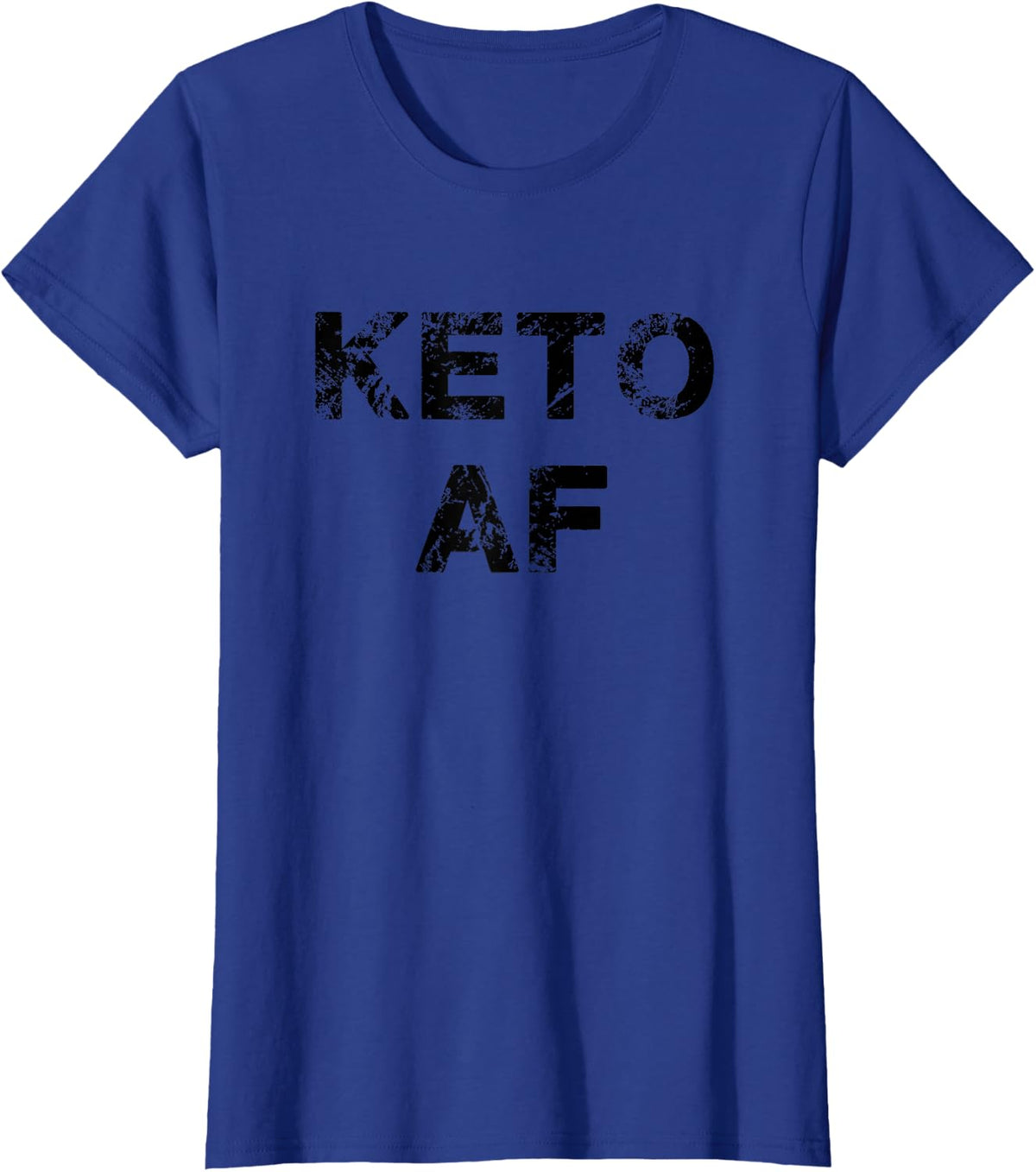 Keto AF Funny Keto Gift T-Shirt - Royal Blue