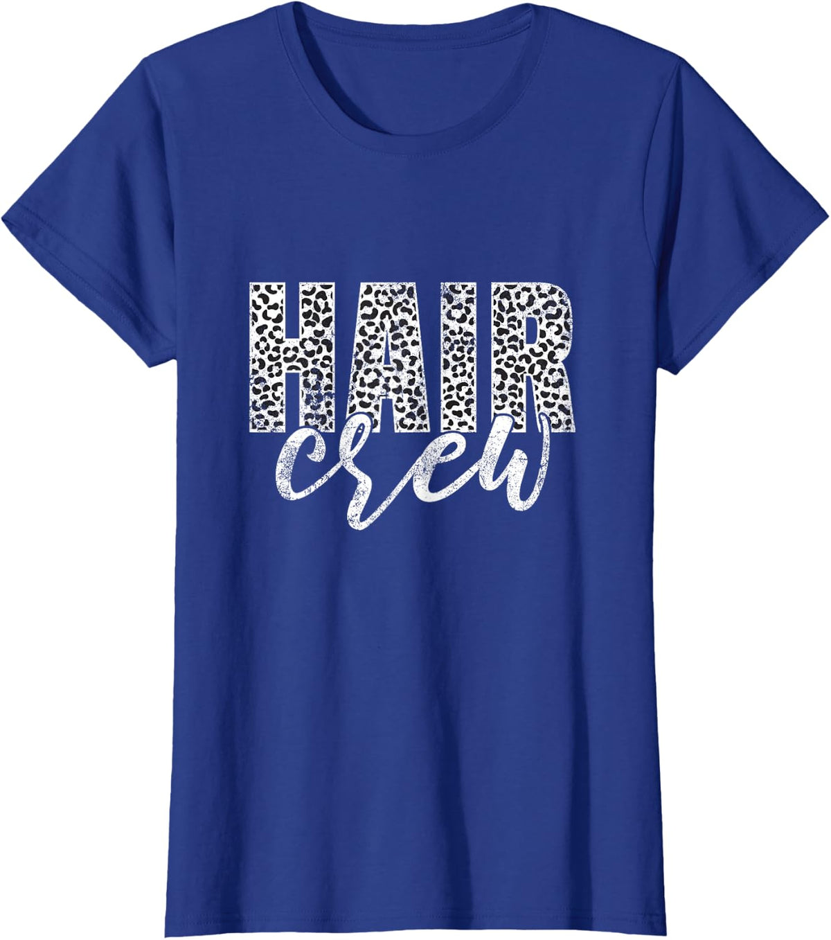 Vintage Hair Crew Hair Stylist Hairdressing Hairdresser T-Shirt - Royal Blue