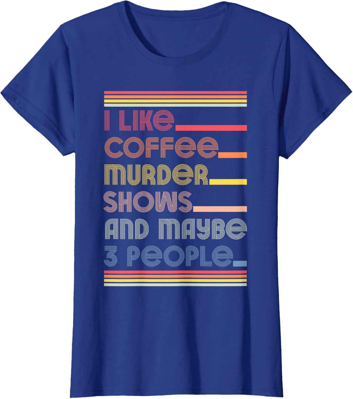 True Crime T-Shirt - Royal Blue