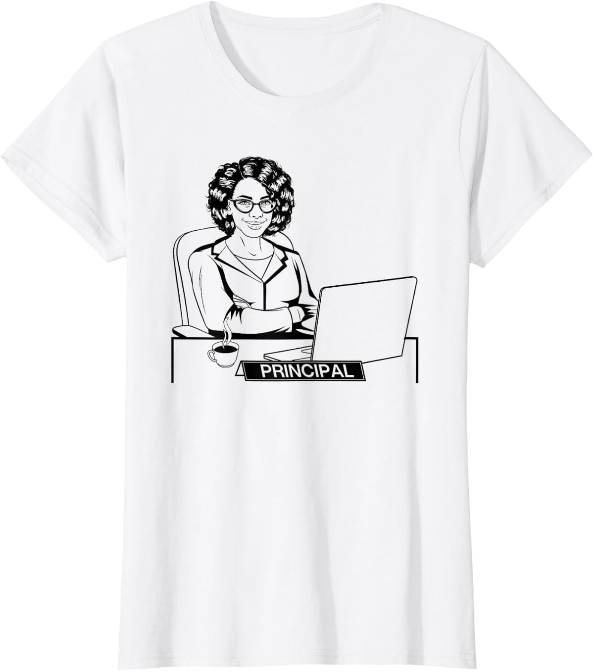 Principal School Principal T-Shirt - White