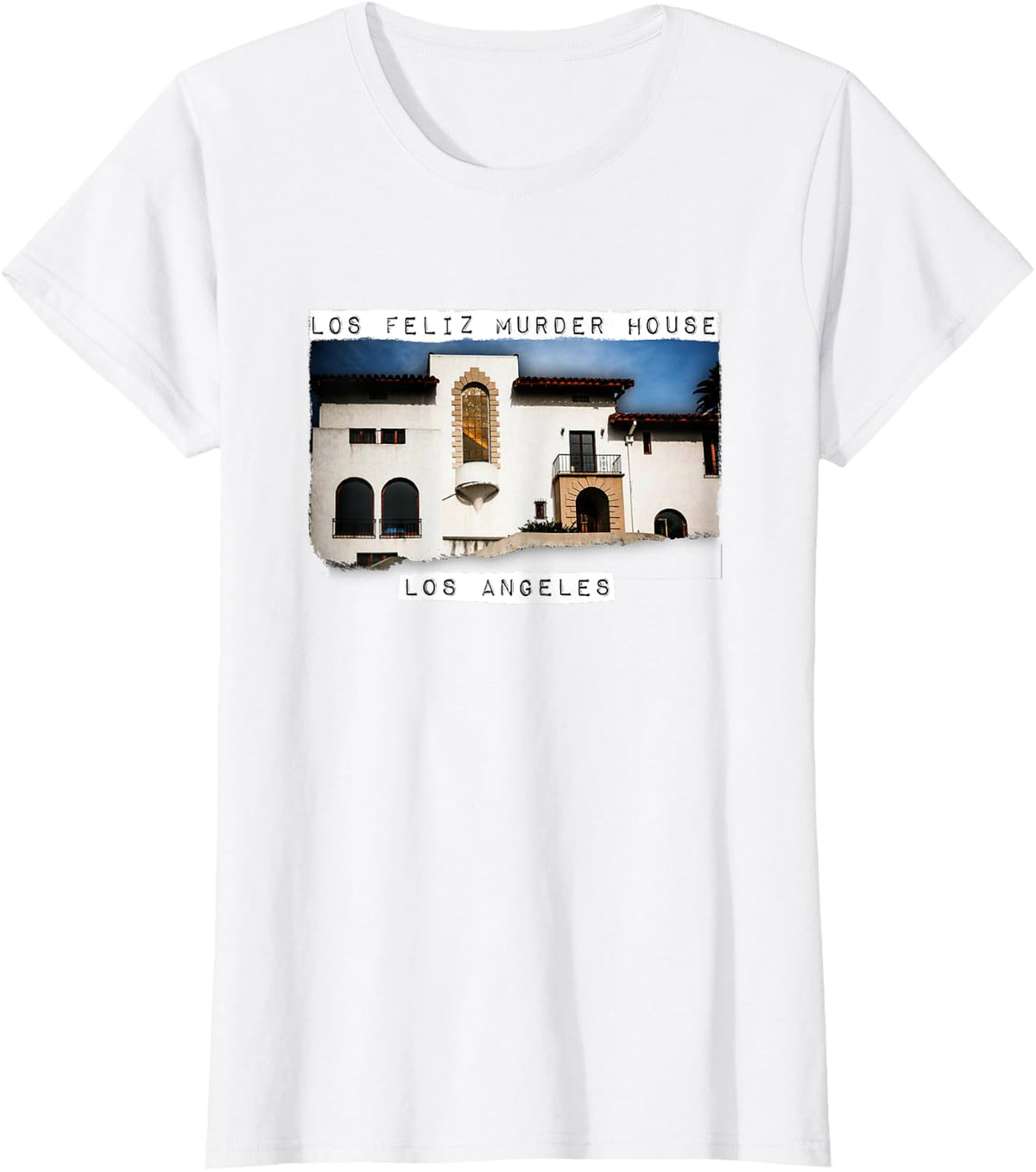 Los Angeles True Crime House T-Shirt - White