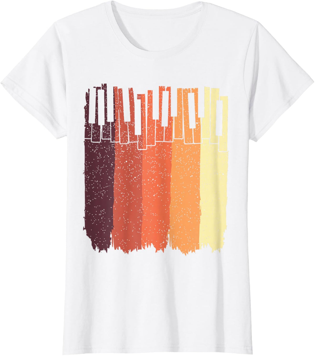 Pianist Vintage Retro Pianos Piano T-Shirt - White