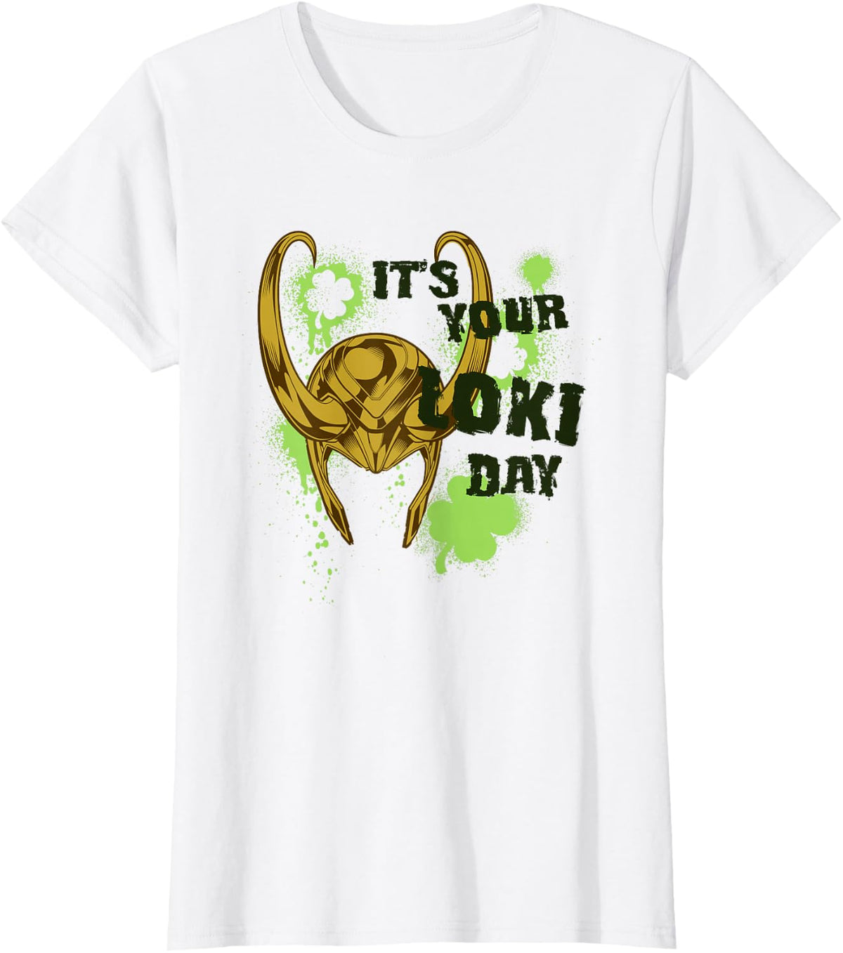 Marvel It's Your Loki Day St Patrick's Day T-Shirt - White