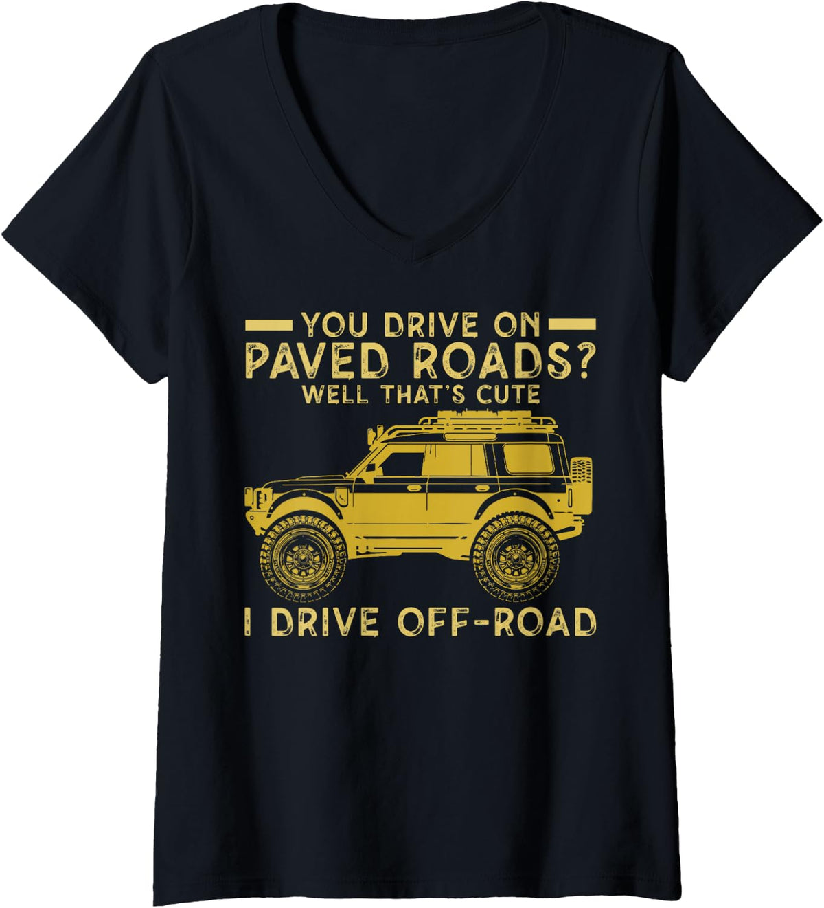 Women's Overlanding V-Neck T-Shirt - Black