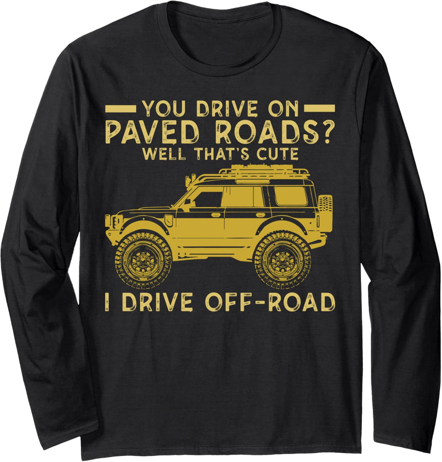 Overlanding Long Sleeve T-Shirt - Adult Unisex Black