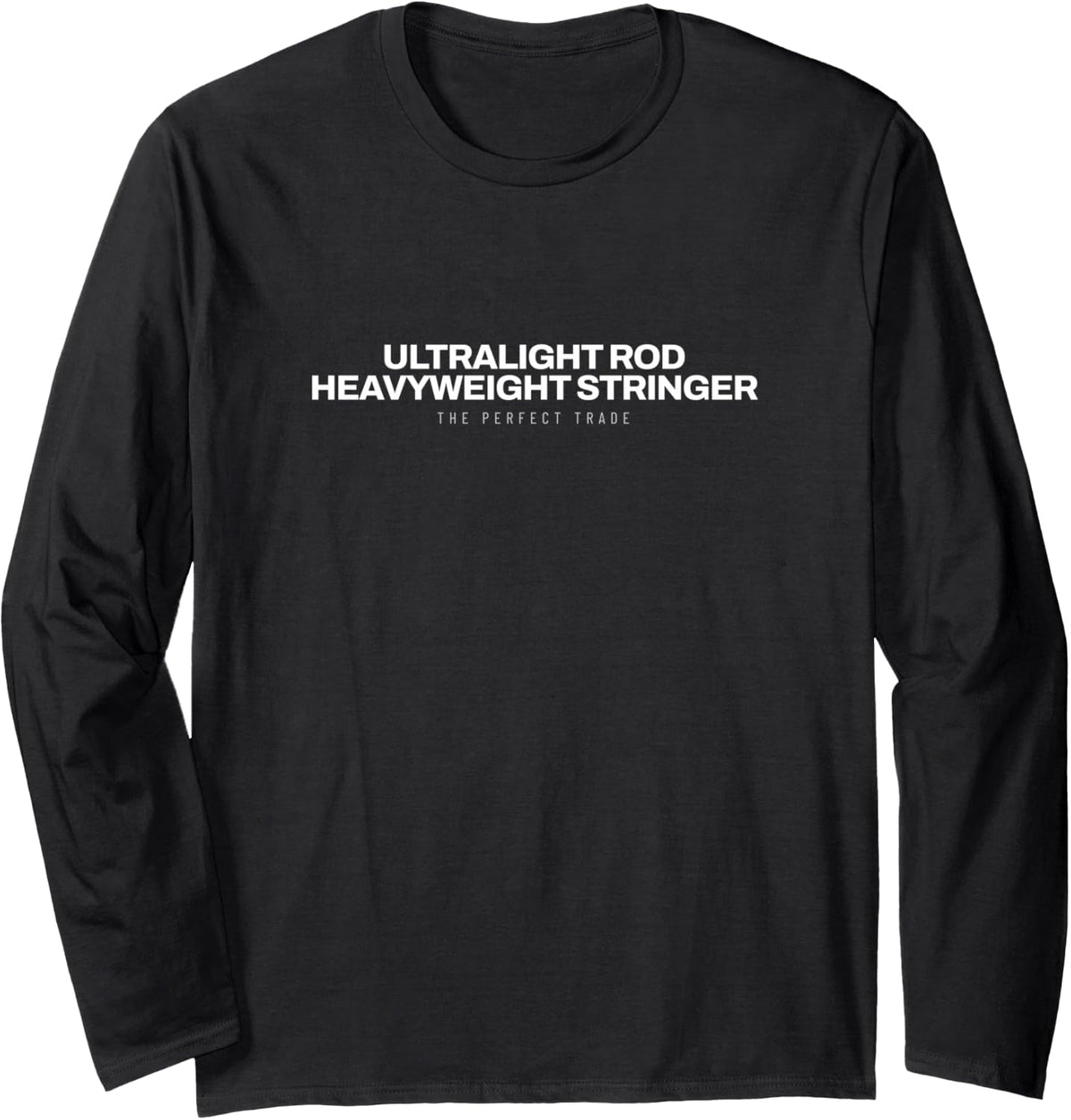 Crappie Crappie Fishing Slab Papermouth Jig Fishing Panfish Long Sleeve T-Shirt - Adult Unisex Black