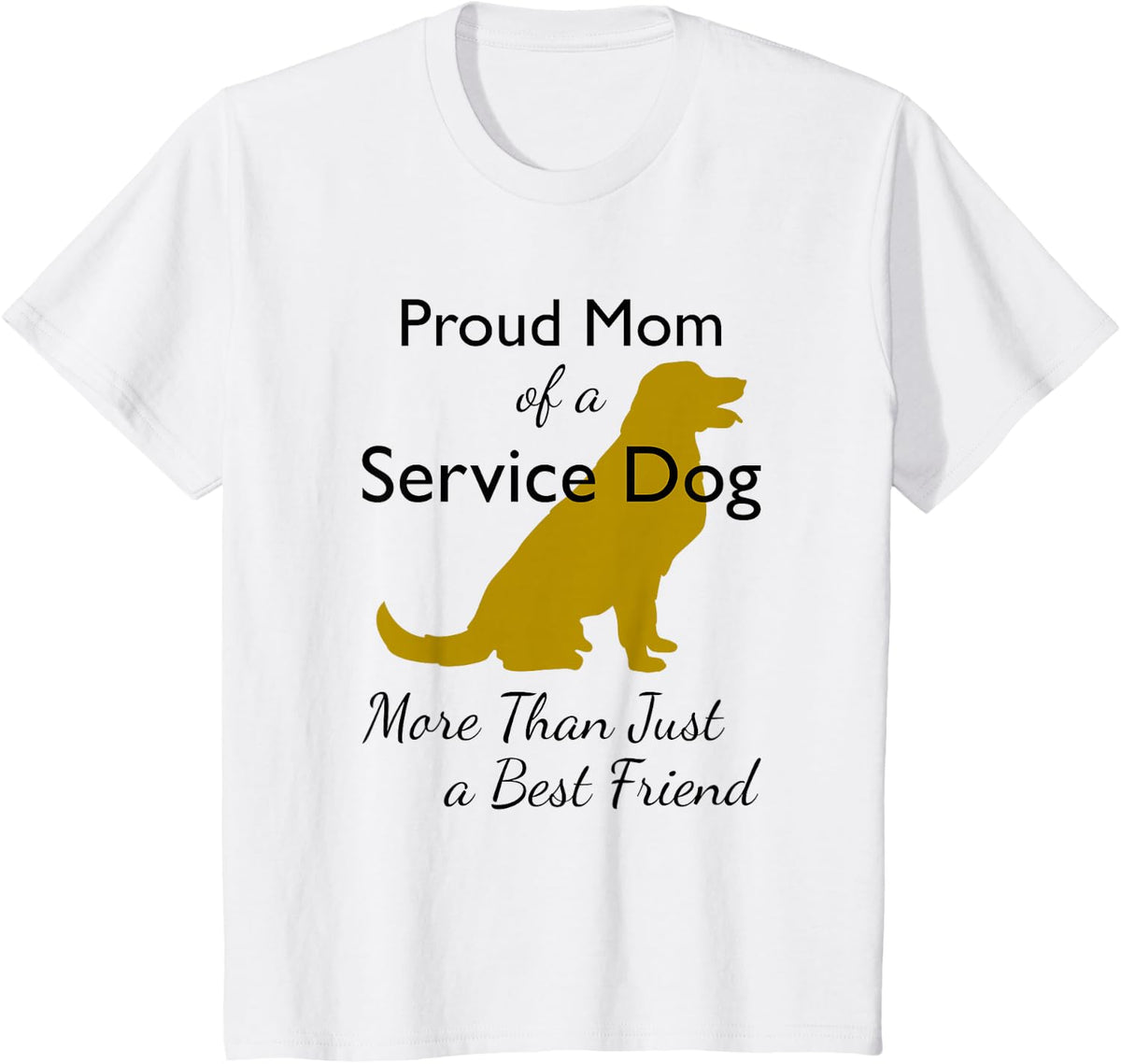 Service Dog T-Shirt | Service Dog Mom | Service Canine Men Women Girls Kids T-Shirt - White