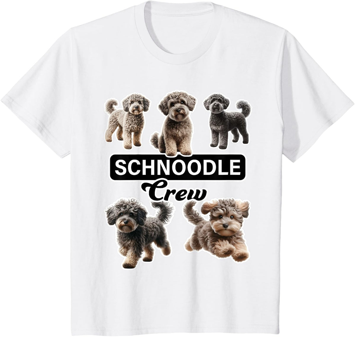 Schnoodle Crew T-Shirt - White