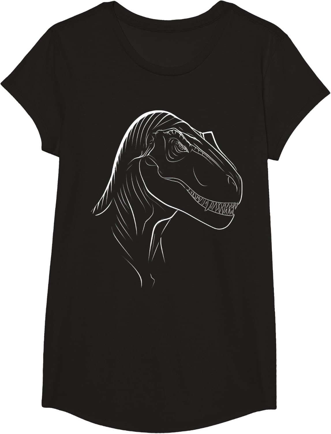 Illustration Dinosaur Lover T-Shirt - Girls Black