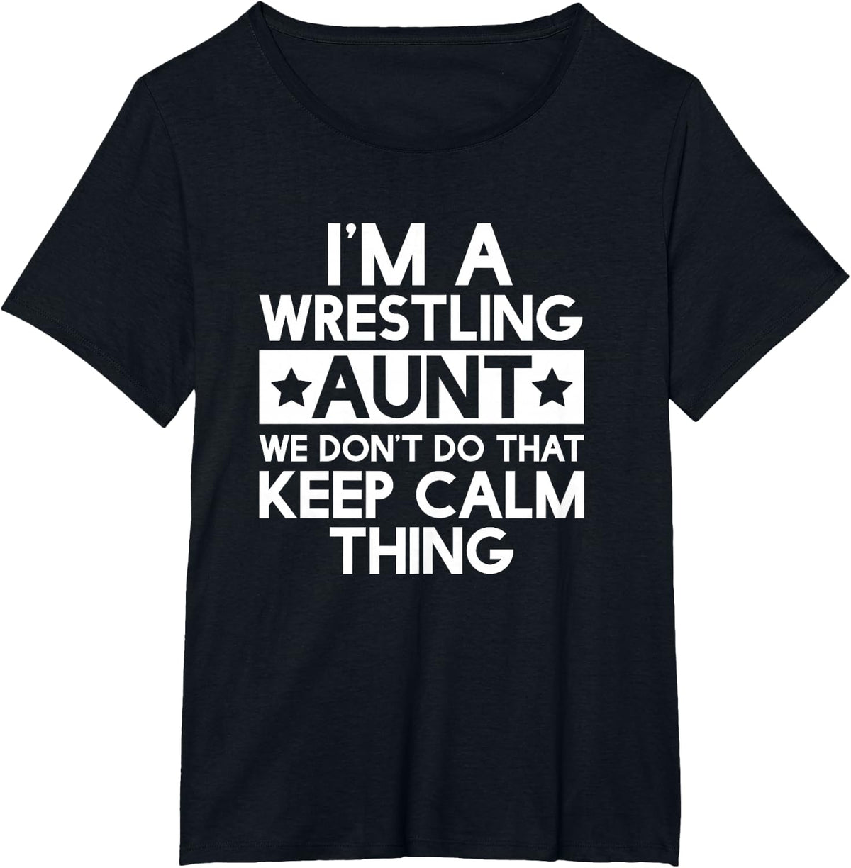 Wrest Wrestling Aunt Funny Aunts Auntie T-Shirt Tees Gifts For Women - Black