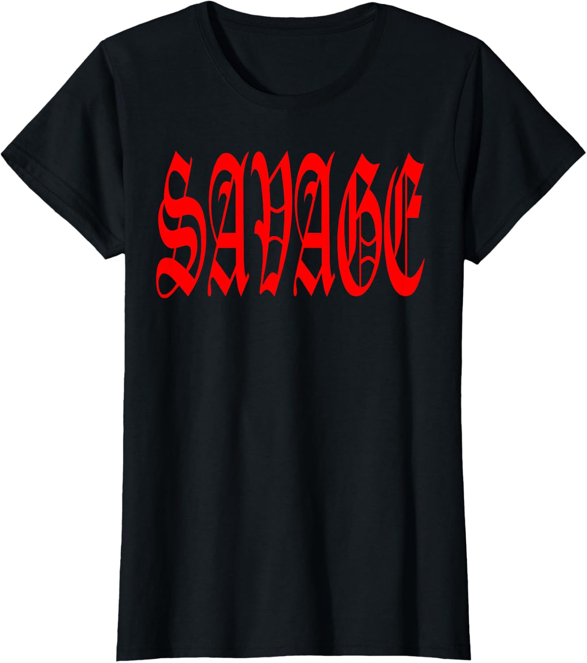 Savage Hip Hop Music T-Shirt - Black