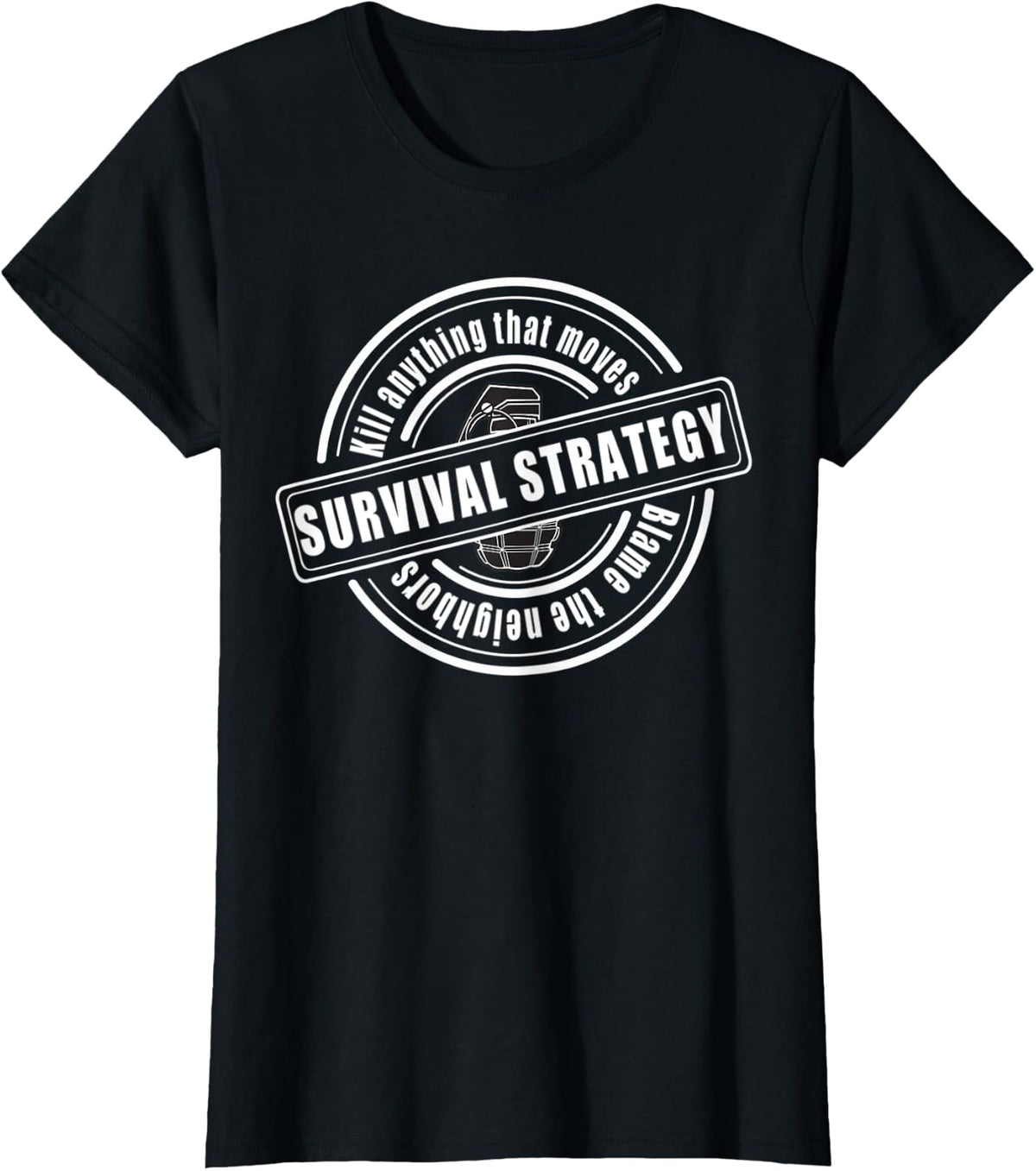 Survival Strategy Tee - Black