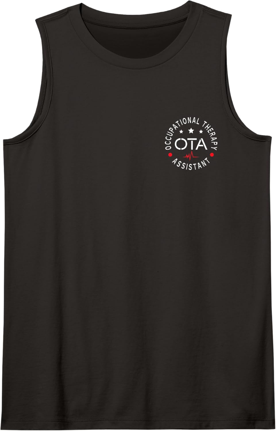 Funny Certified Occupational Therapist Therapy Assistant OTA Tank Top - Black