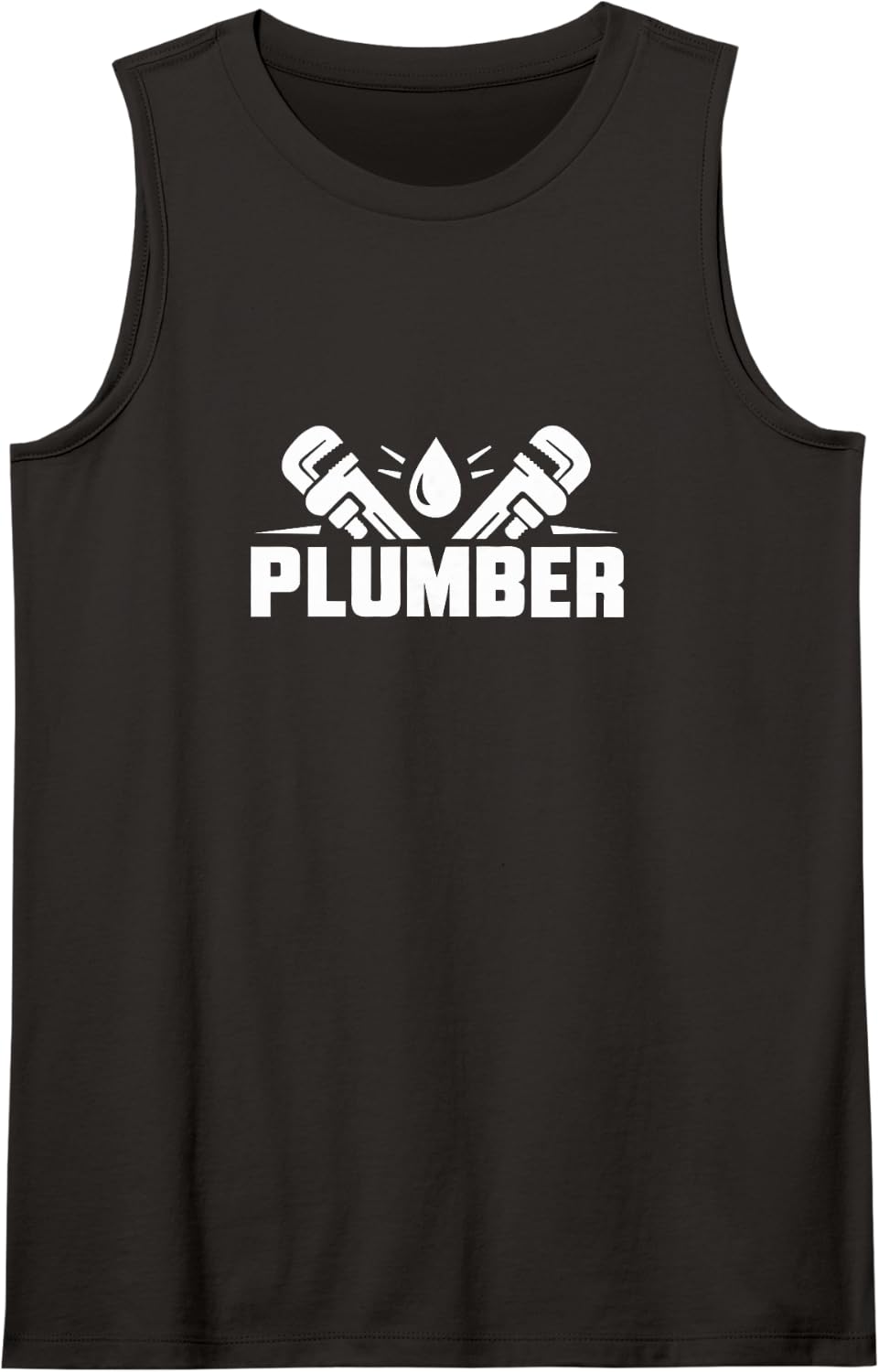 Plumber - Sleeveless Tank Top - Black