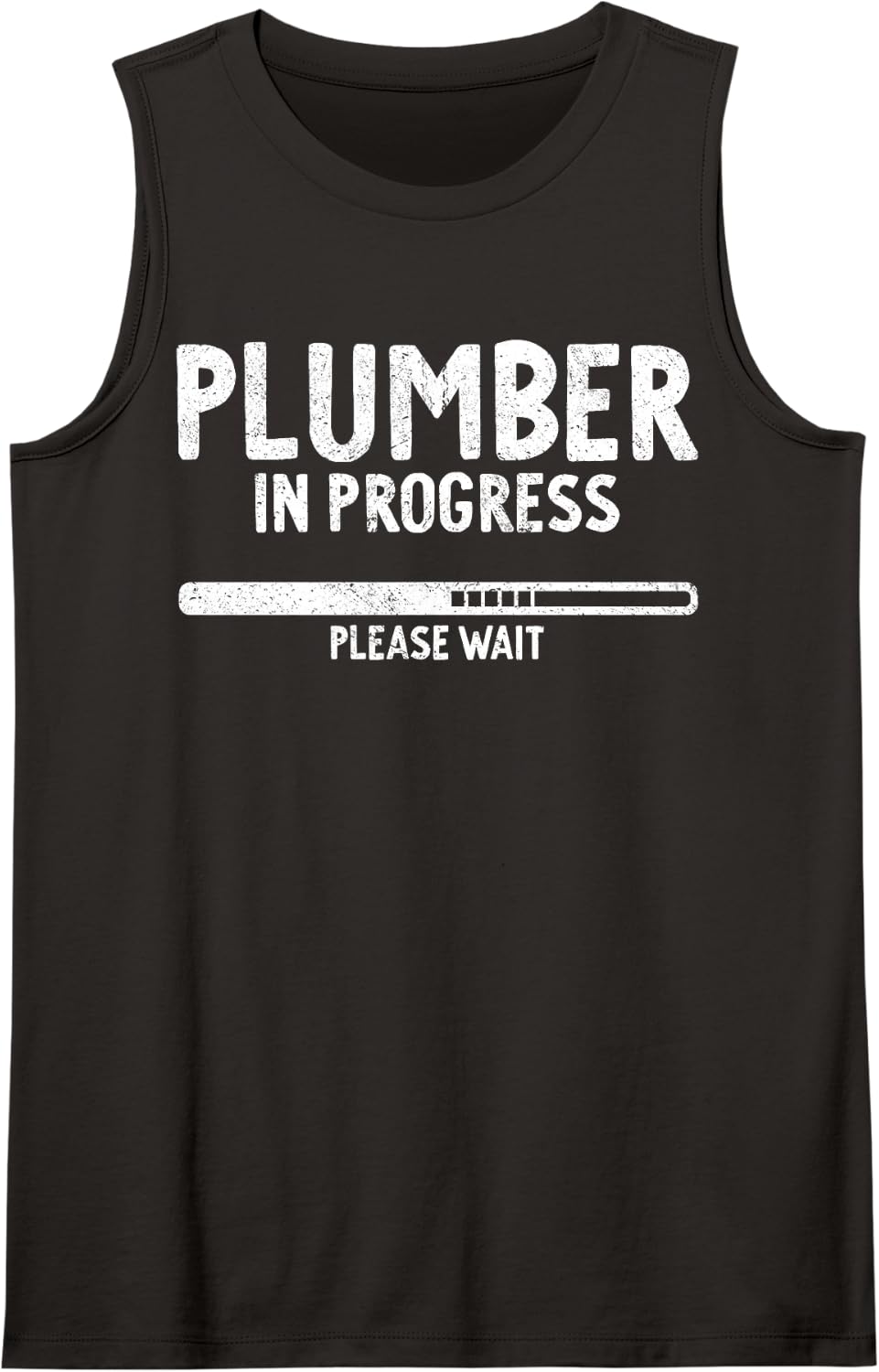 Plumber in Progress Future Plumber Sleeveless Tank Top - Black