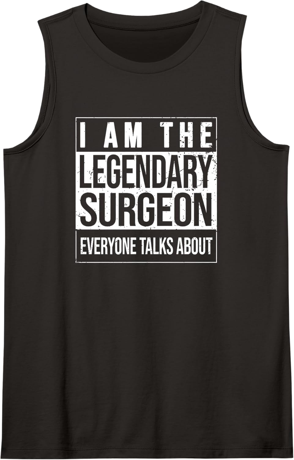 Surgeon-Doctor Birthday Born Surgeon Sleeveless Tank Top - Black