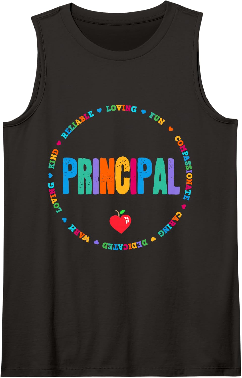 World Changer School Principal Appreciation Week Ideas Crew Sleeveless Tank Top - Black
