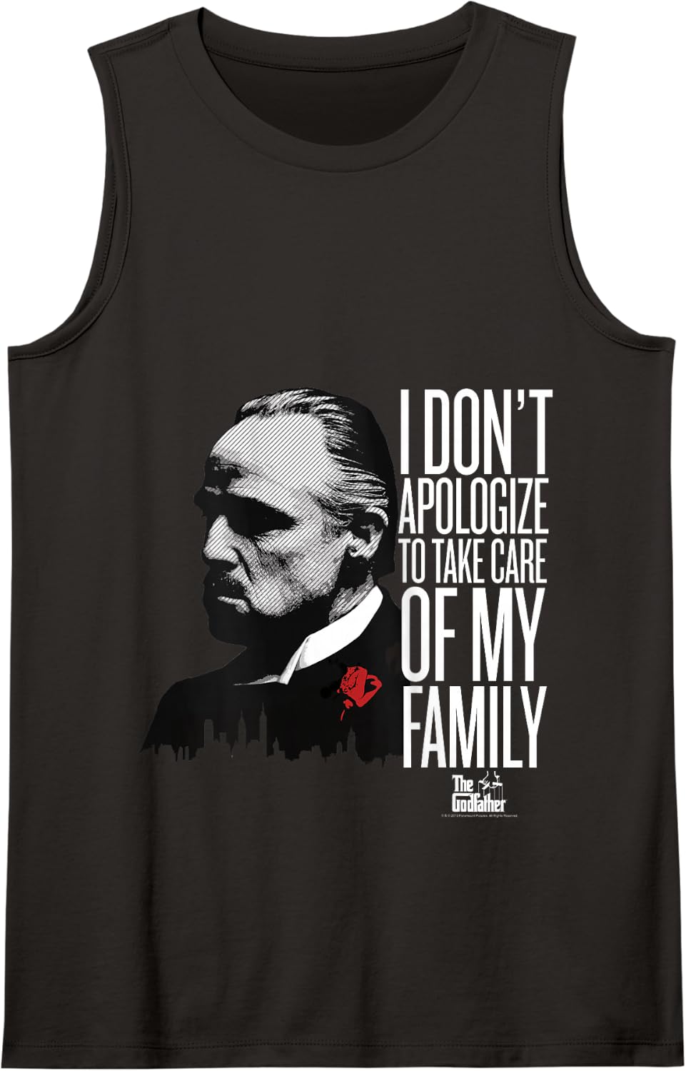 The Godfather I Don't Apologize To Take Care Of My Family Tank Top - Black