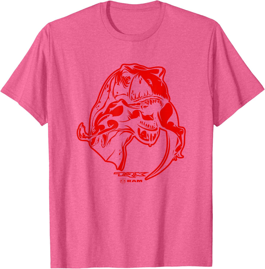 RAM Trucks TRX T-Rex (Red/Black) T-Shirt - Pink Heather