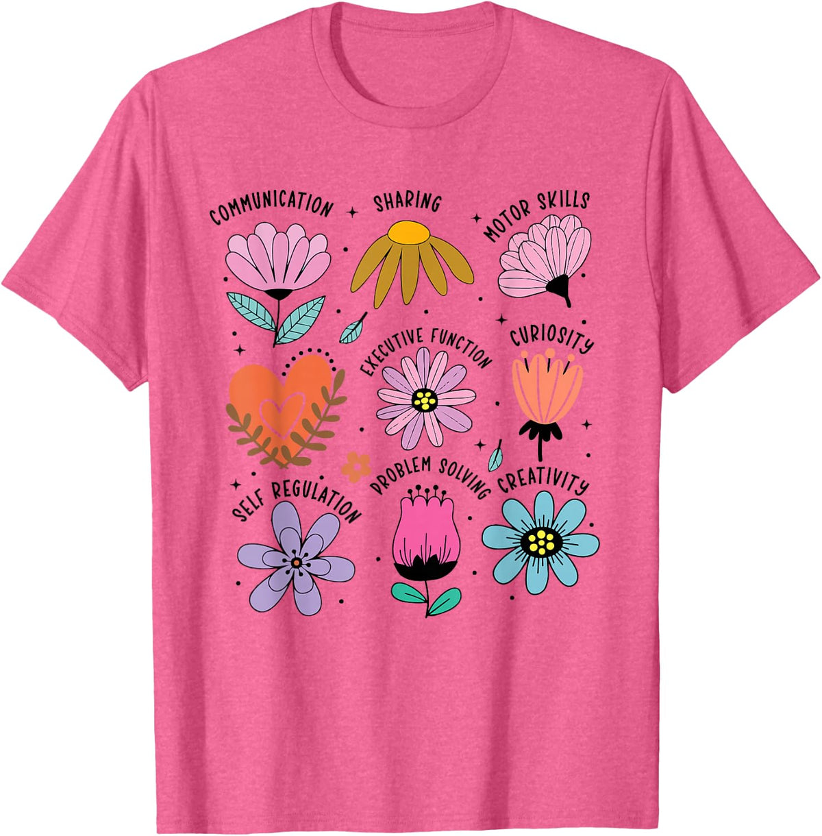 Pediatric Occupational OT Assistant Therapy Therapist Skills T-Shirt - Pink Heather