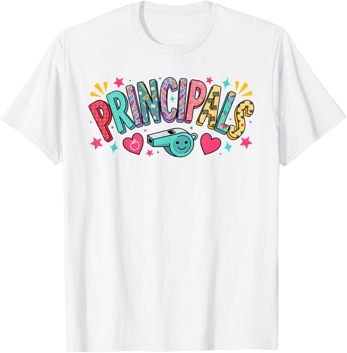 School Principal Administrator Administration Leading Head T-Shirt - White