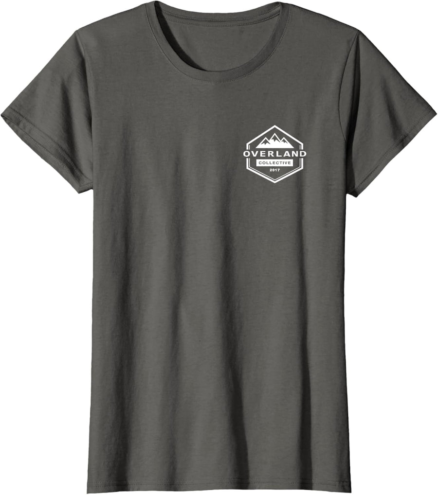 Overland Collective OG Logo - Camping Offroad 4x4 Adventure T-Shirt - Asphalt Grey