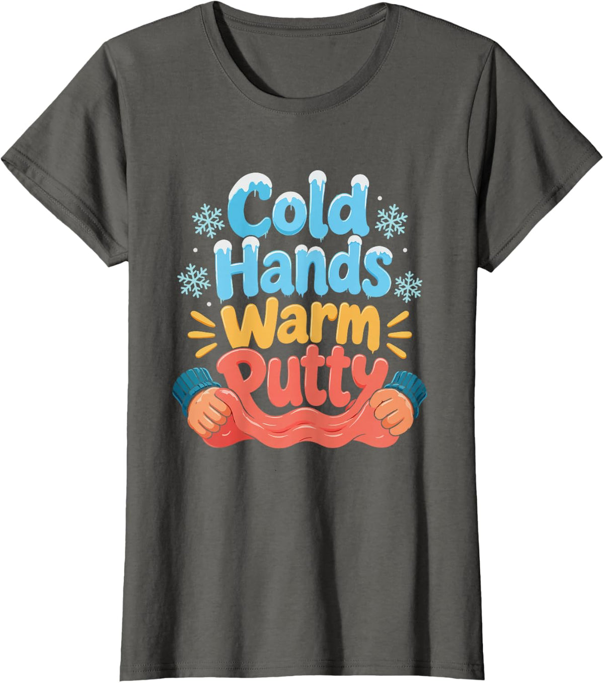 Occupational Therapy Winter Putty Therapy Cold T-Shirt - Asphalt Grey