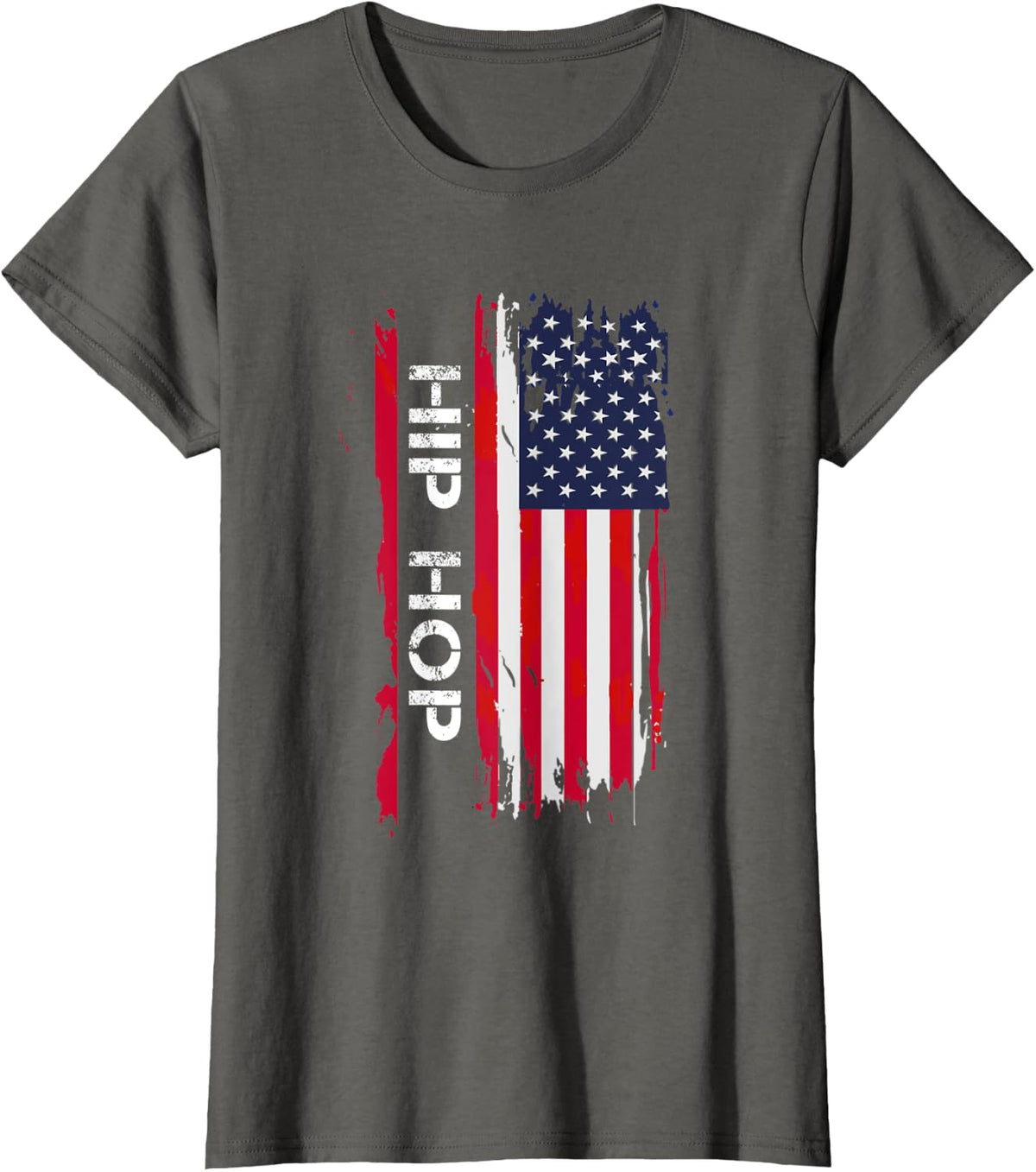 Hip Hop And Rap T-Shirt - Asphalt Grey