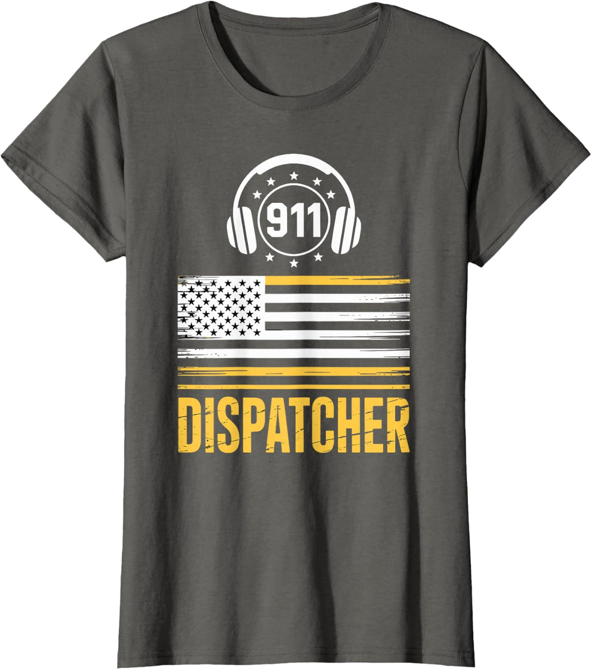 Proud 911 Dispatcher T-Shirt - Asphalt Grey