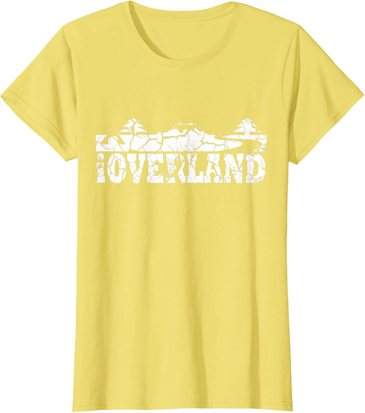 Off-Road Overlanding T-Shirt - Lemon Yellow