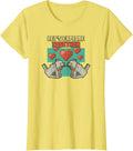 Minecraft Valentine's Day Let's Explore Together Wolves T-Shirt - Lemon Yellow