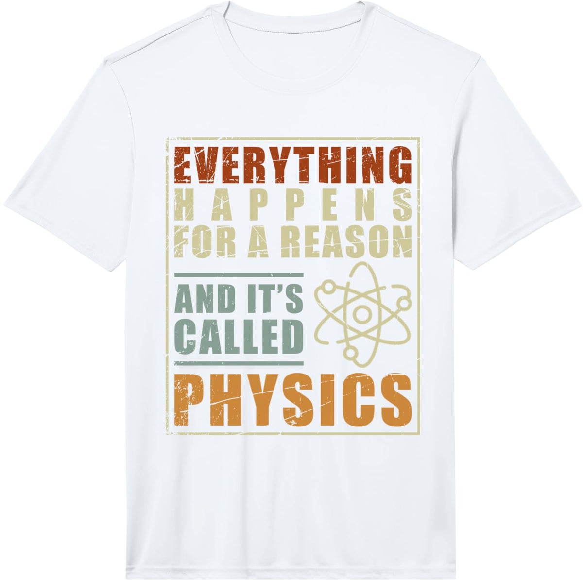 Physics Teacher Scientist Gift Physics Performance T-Shirt - White
