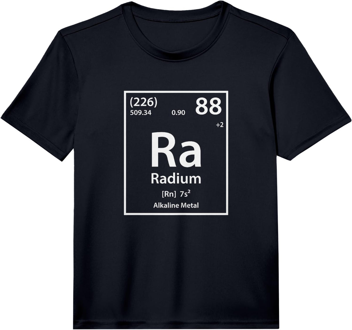 Radium Periodic Table of Elements T-Shirt Performance T-Shirt - Black