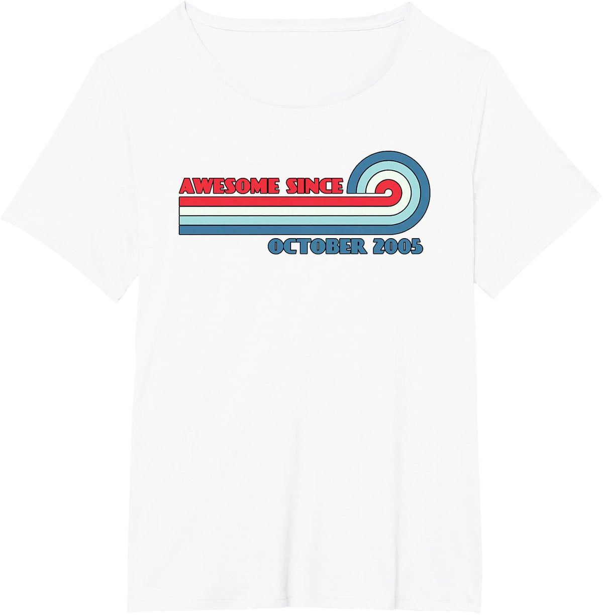 Awesome Since October 2005 T-Shirt - White