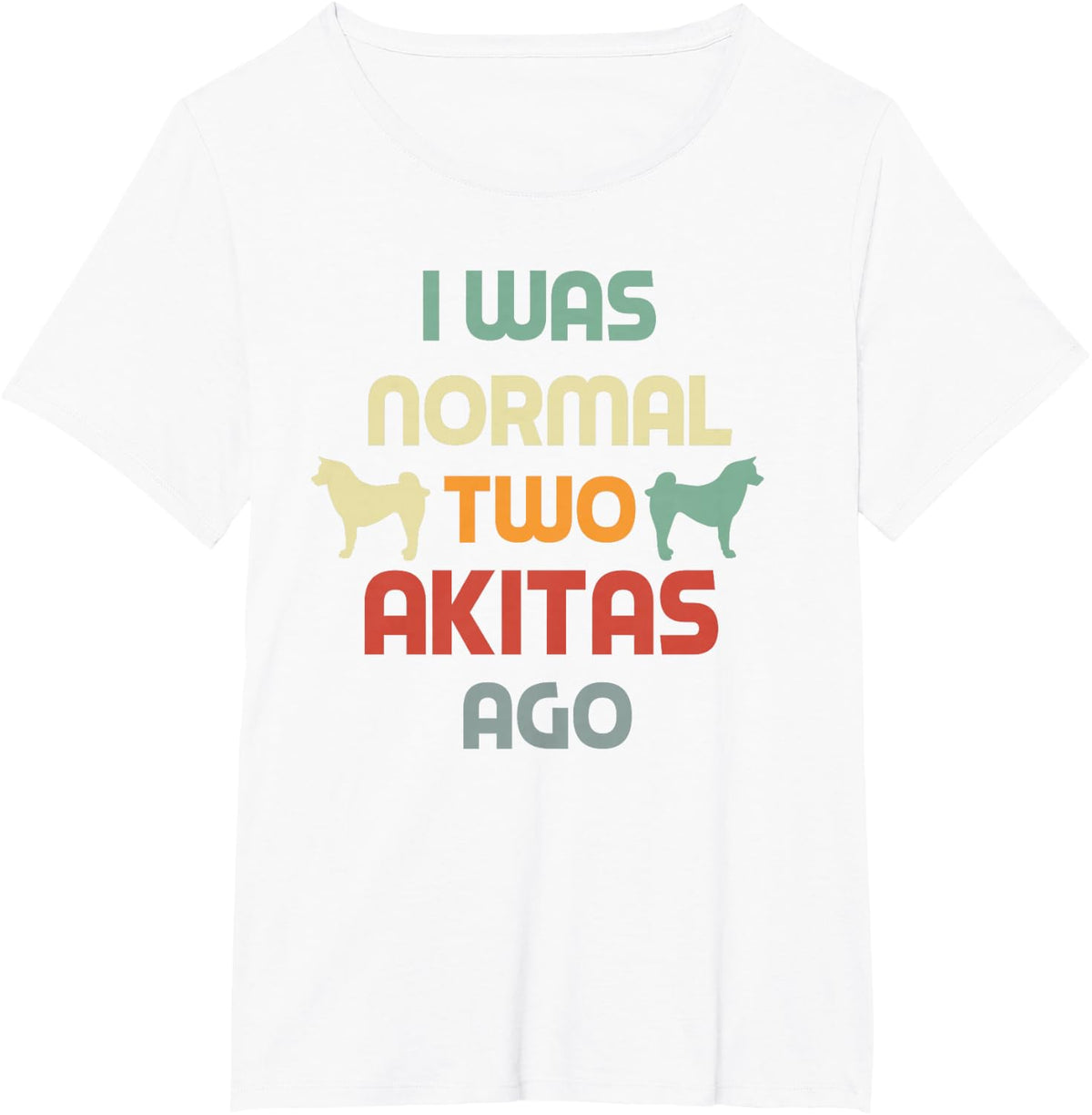 Retro Dog Mom Women Men Kids Funny Akita Lover Owner T-Shirt - White