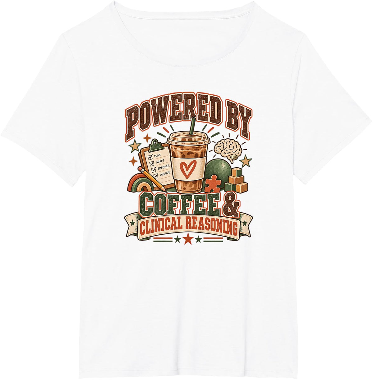 Occupational Therapist Clinical Reasoning OT T-Shirt - White