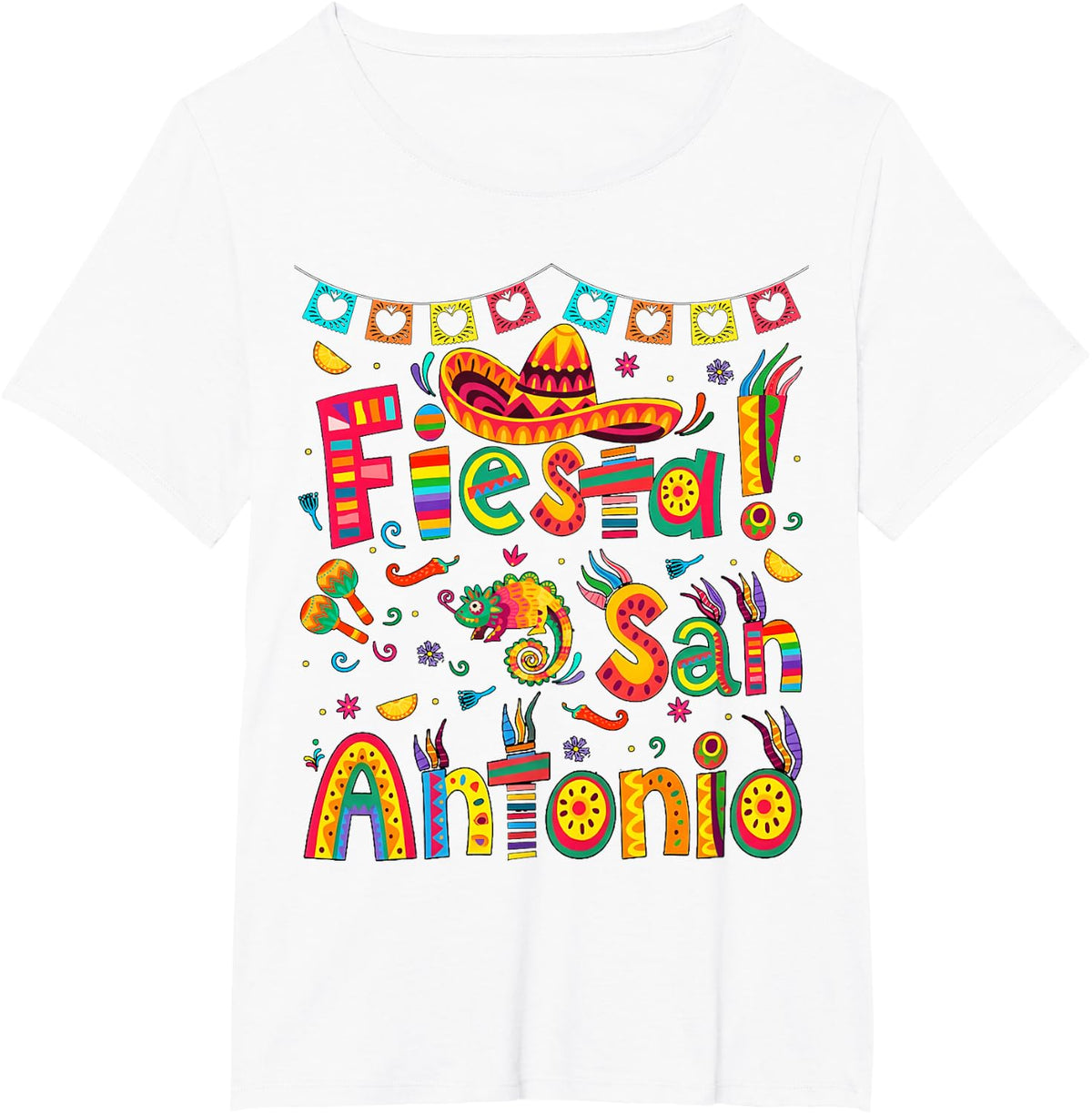 Fiesta Squad San Antonio Texas Cinco De Mayo Tee T-Shirt Lets Fiesta - White