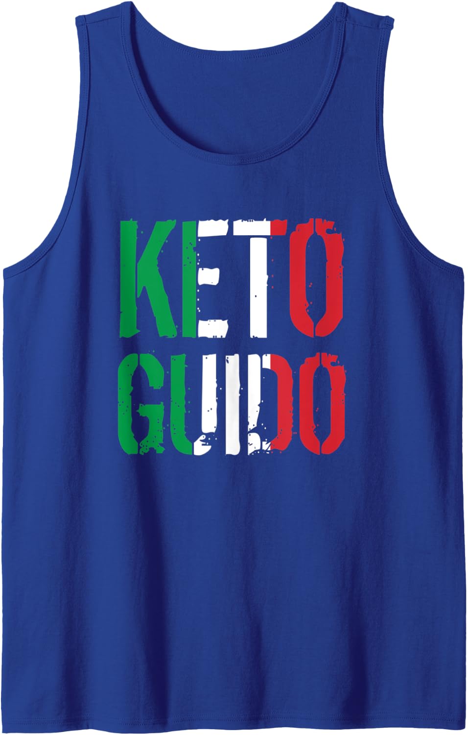 Keto Guido Funny Italian Keto Diet Tank Top - Royal Blue