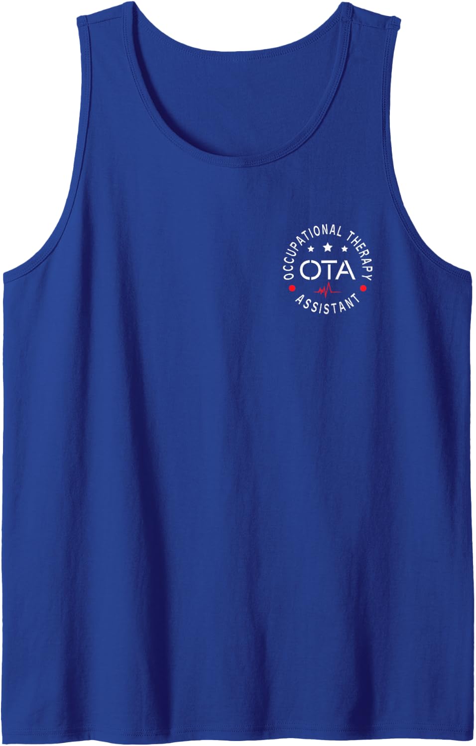 Funny Certified Occupational Therapist Therapy Assistant OTA Tank Top - Royal Blue