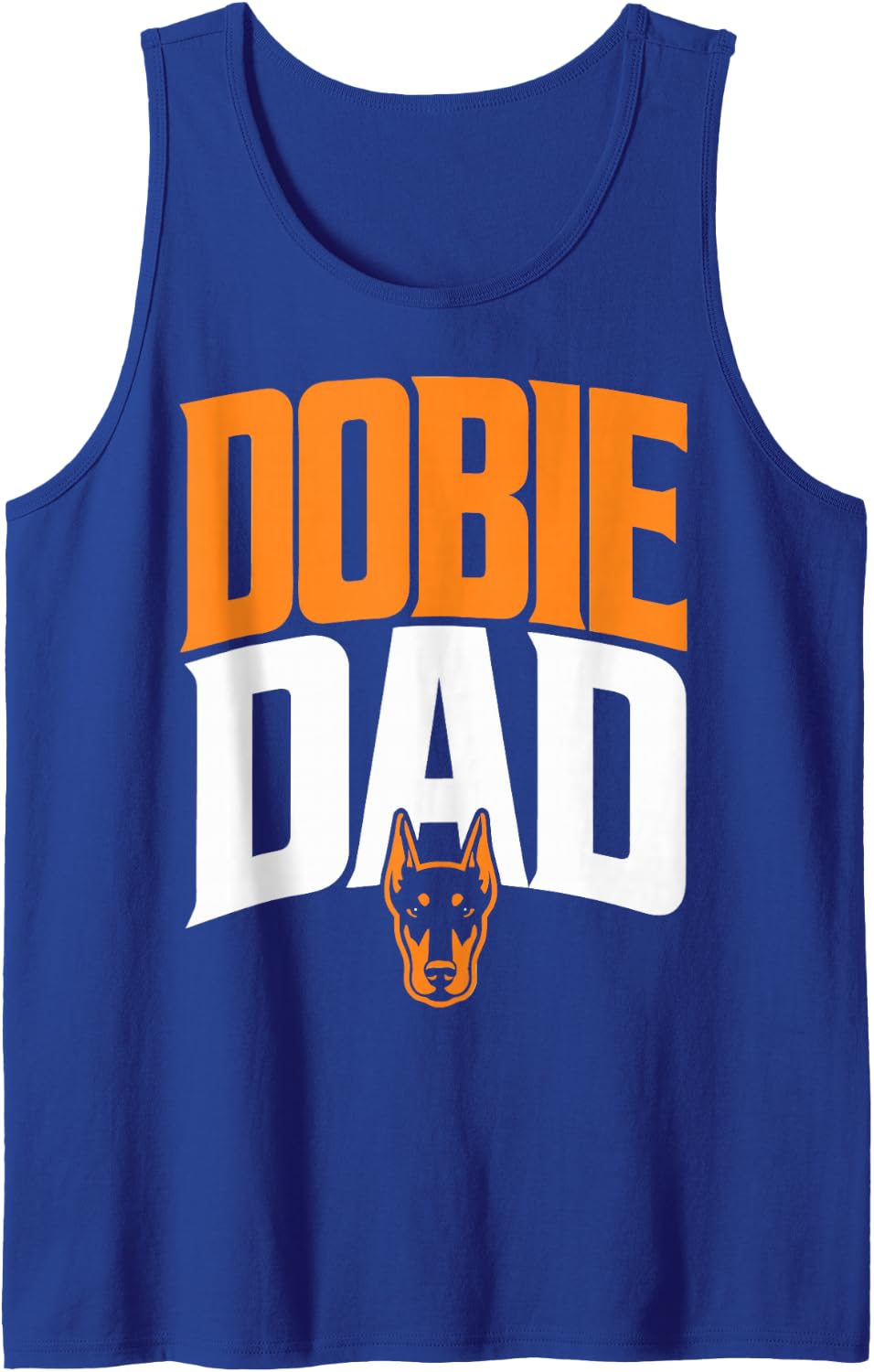 Doberman Owner Doberman Pinscher Dad Sleeveless Tank Top - Royal Blue