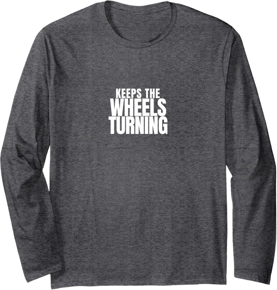 School Bus Driver Morning Route Yellow Bus School Bus Long Sleeve T-Shirt - Adult Unisex Dark Heather Grey