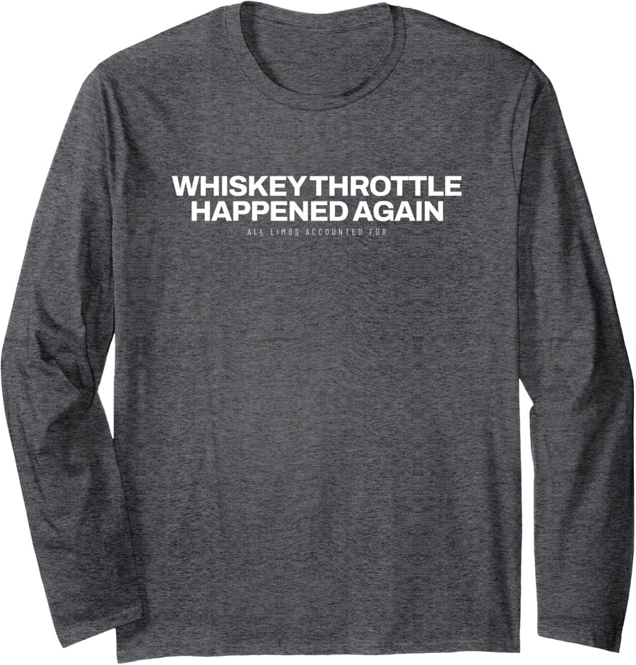Motocross Funny Dirt Bike Dirt Biking Dirt Bike Trails Long Sleeve T-Shirt - Adult Unisex Dark Heather Grey