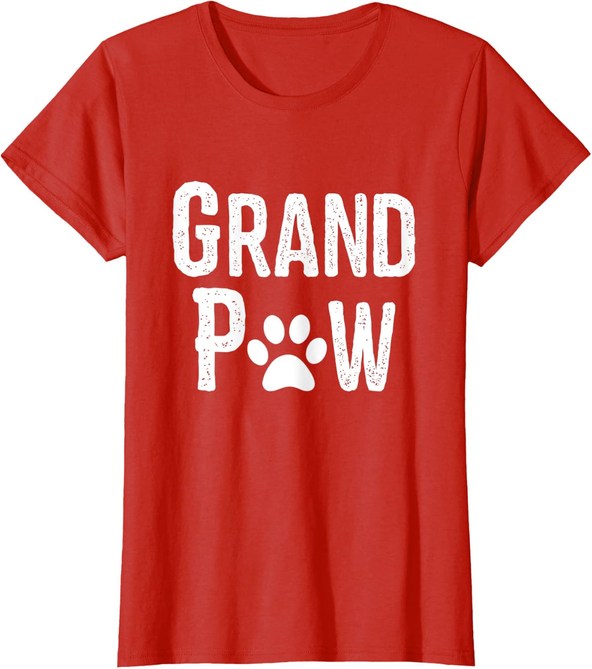 grand paw dog shirt, Grandpaw Grandpa Dog Lover, Gif T-Shirt for Men Women Kids - Red
