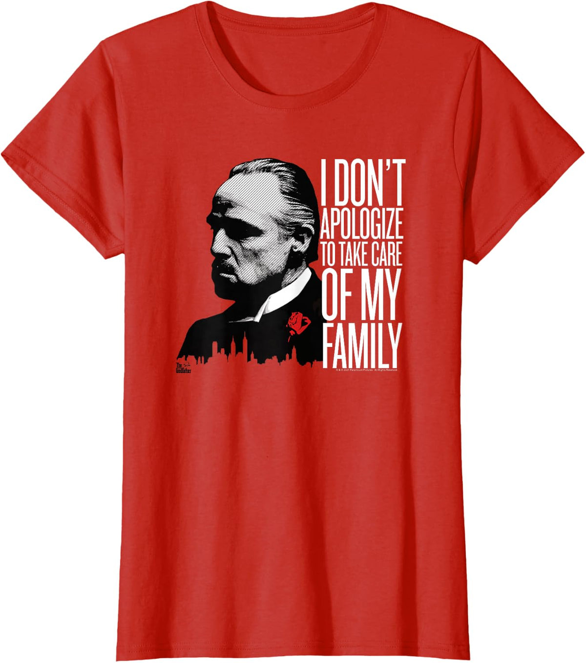The Godfather I Don't Apologize T-Shirt - Red