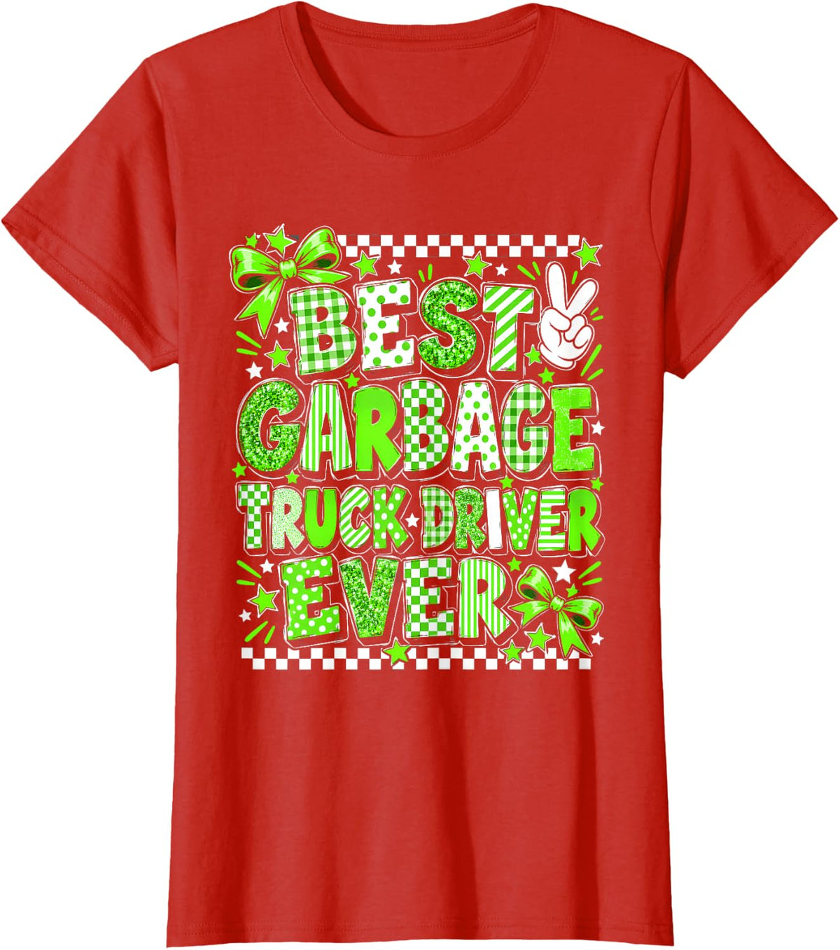 Best Garbage Truck Driver Ever T-Shirt - Red