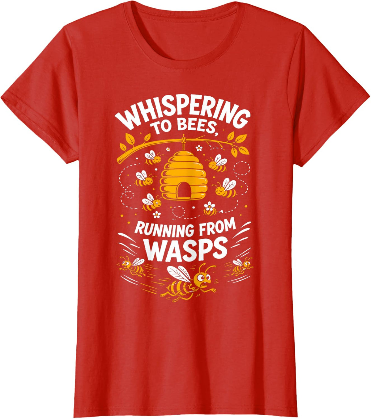 Funny Beekeeping Honey Bees Beekeeper T-Shirt - Red